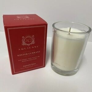 Aquiesse Luxury Scented Candle Winter Currant 6.5 OZ NEW IN BOX.